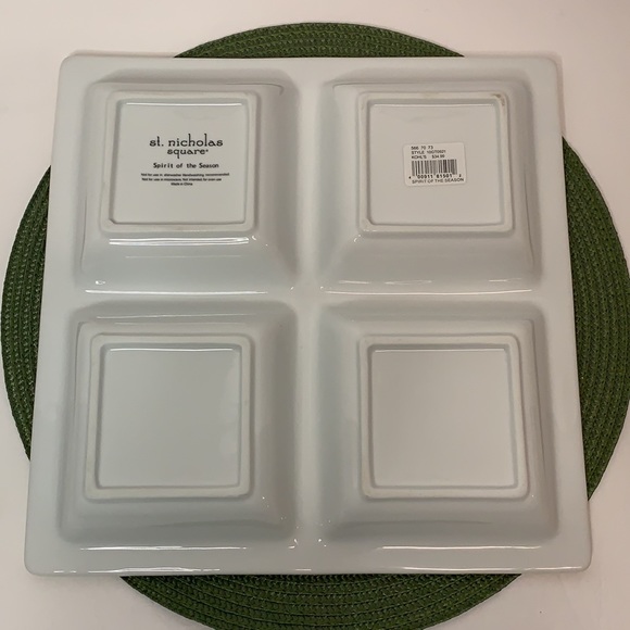 Kohl’s Spirit of the season Christmas platter - Picture 8 of 12